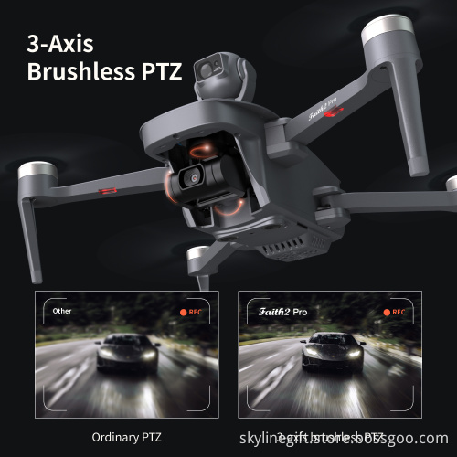 C-FLY Faith2 Pro Drone 4K Profesional 3-Axis Gimbal 5G Wifi GPS Drone With Camera Obstacle Avoidance Foldable RC Quadcopter